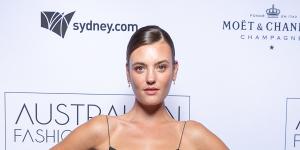 Montana Cox in Alex Perry at the 2018 Australian Fashion Laureate Awards.