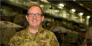 David Feeney on the tank deck of the landing ship HMAS Choules during military exercises in 2014.