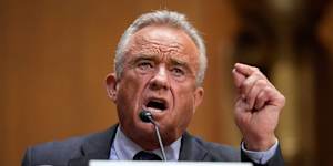 Secretary of Health and Human Services Robert F. Kennedy Jr.,appears before the Senate Finance Committee,on Capitol Hill in Washington,Thursday,Sept. 4,2025. 