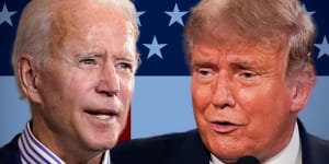 Trump talks QAnon and Biden talks pandemic at duelling town hall QandAs