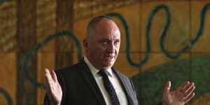 Acting Prime Minister Barnaby Joyce said Christian Porter deserves a second chance if he uses his time on the backbench well.