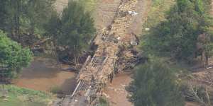 Dangerous flash flooding wreaked havoc in Eugowra on Monday.