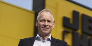 JB Hi-Fi chief executive Terry Smart said sales growth has started to moderate this year.