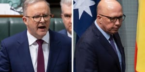 Albanese and Dutton exchanged barbs on Thursday.