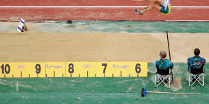 Jai Taurima won a silver medal in the men's long jump. 
