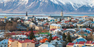 The bulk of foreign visitors stay in or near the capital,Reykjavik.