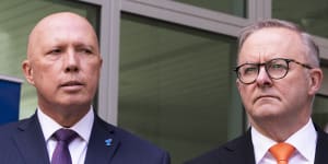 Peter Dutton and Anthony Albanese have been locked in a public argument about releasing more “detail” on the Voice.