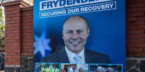 Political tribunal appointee in hot water over Frydenberg election sign