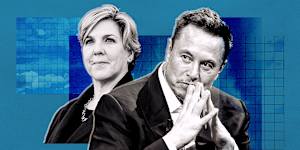 Robyn Denholm is tasked with keeping Elon Musk in line at Tesla.