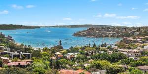 The view from Melissa Caddick’s Edgecliff penthouse,estimated to be worth around $4.5 million.