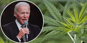 2022:Joe Biden pardons all federal offences of simple marijuana possession