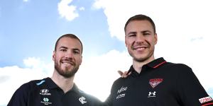 Harry and Ben McKay are preparing to play each other at AFL level for the first time.