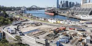 The largely industrial Bays West precinct,which is three-and-a-half times the size of Barangaroo,is the next major urban renewal project to reshape Sydney Harbour. 