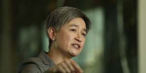 Penny Wong says federal Labor does not support Daniel Andrews'BRI MoU with Beijing.