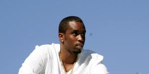 “I am the Great Gatsby!” Diddy at one of his infamous white parties.