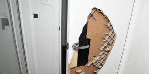 Natthawut Tammajanta beat down the bathroom door to continue his fatal assault.