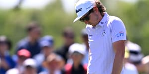 Cameron Smith has bombed out of the Australian PGA Championship.