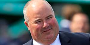 Trainer Brad Widdup.