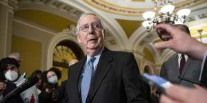 Senate Minority Leader Mitch McConnell says the negotiations over the funding of the world’s most powerful government are “a pretty big mess”.