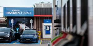 Stockland and Ampol rev up superfast EV charging stations