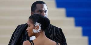 Cassie and Sean ‘P. Diddy’ Combs attend the Met Gala in 2017. 