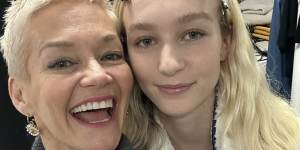 Jessica Rowe and her daughter,Allegra.