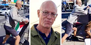Russell Campbell,a volunteer for the IDF,has allegedly attacked two people in Merrylands.