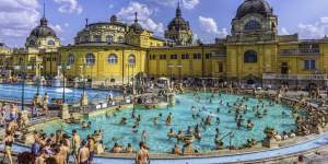 Budapest’s thermal baths are especially popular in the cooler months.