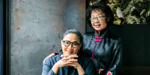 Kwong with her mother,Pauline,celebrating Lunar New Year in 2018.