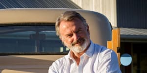 Actor Sam Neill owns family-run vineyard and wine brand Two Paddocks in New Zealand's Central Otago.