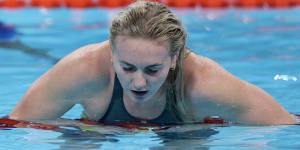 ‘I’m absolutely buggered’:Titmus couldn’t stop the machine that is Ledecky