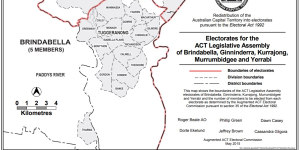 Liberals and Labor suggest nips and tucks to ACT electoral boundaries