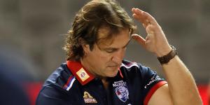 Luke Beveridge says the new sub rule has been rushed through. 