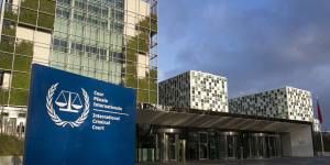 The International Criminal Court in The Hague,Netherlands.