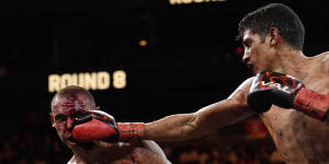 Against Fundora,Tszyu was blinded by a flow of blood Gambin simply could not stem.