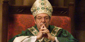 George Pell,pictured in 2002,when he was archbishop of Sydney.