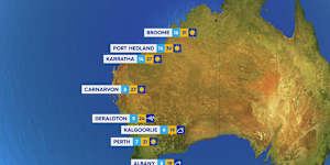 National weather forecast for Thursday August 7
