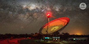 Murriyang,CSIRO’s Parkes radio telescope,is looking to the moon again to track Intuitive Machines’ first lunar mission.