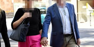 William Tyrrell’s foster parents arrive at Parramatta Local Court this week.