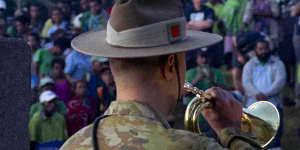 he Anzac Day Dawn Service at the Isurava memorial site on the Kokoda Track in Papua New Guinea 