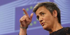 EU Competition Commissioner Margrethe Vestager says the proposals aim to “make sure that we,as users,as customers,businesses,have access to a wide choice of safe products and services online,just as well as we do in the physical world,"