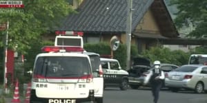 Official’s son arrested after several dead in rare shooting attack in Japan