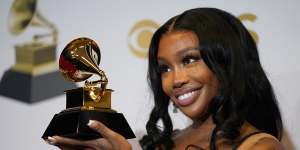 SZA is the most-nominated artist at the 66th Grammy Awards,receiving nine nods.