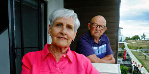 Rivervue residents Cheryl and Stan Korkliniewski are now in temporary accommodation.