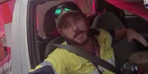 'It started to wrap around me':Driver fought off snake at 100km/h