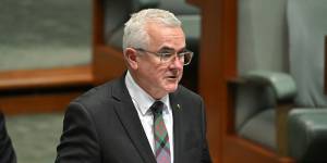 Independent MP Andrew Wilkie,who raised the AFL drugs issue in federal parliament.