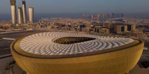 The Lusail Stadium in Doha will host the World Cup final in December.