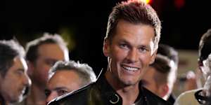 Tom Brady would make an impressive plus-one for Lachlan Murdoch at the NRL’s double-header in Las Vegas. 