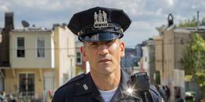 Jon Bernthal as crooked Baltimore copper Sgt Wayne Jenkins in We Own This City .