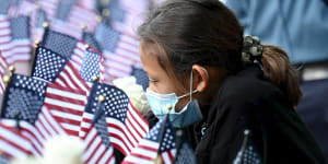 ‘An evil spectre descended’:New York marks 20th anniversary of September 11